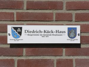 Schild Dietrich-Kück-Haus